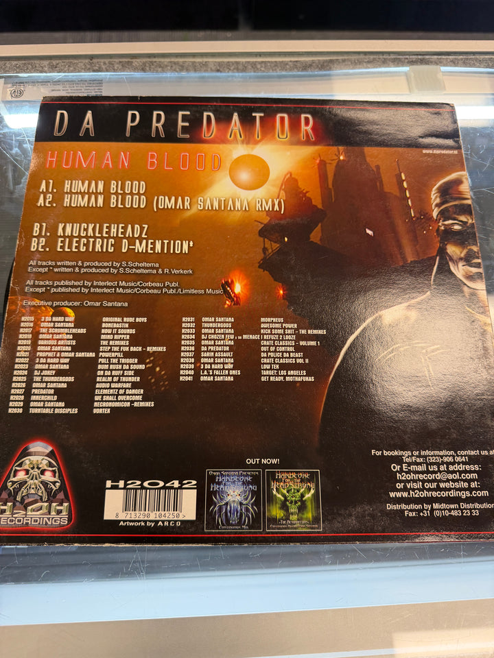 Da Predator - Human Blood (VG) Vinyl Record VR012426