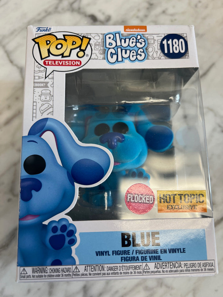 Blue from Blue's Clues Flocked Funko Pop Figure Hot Topic Exclusive 1180