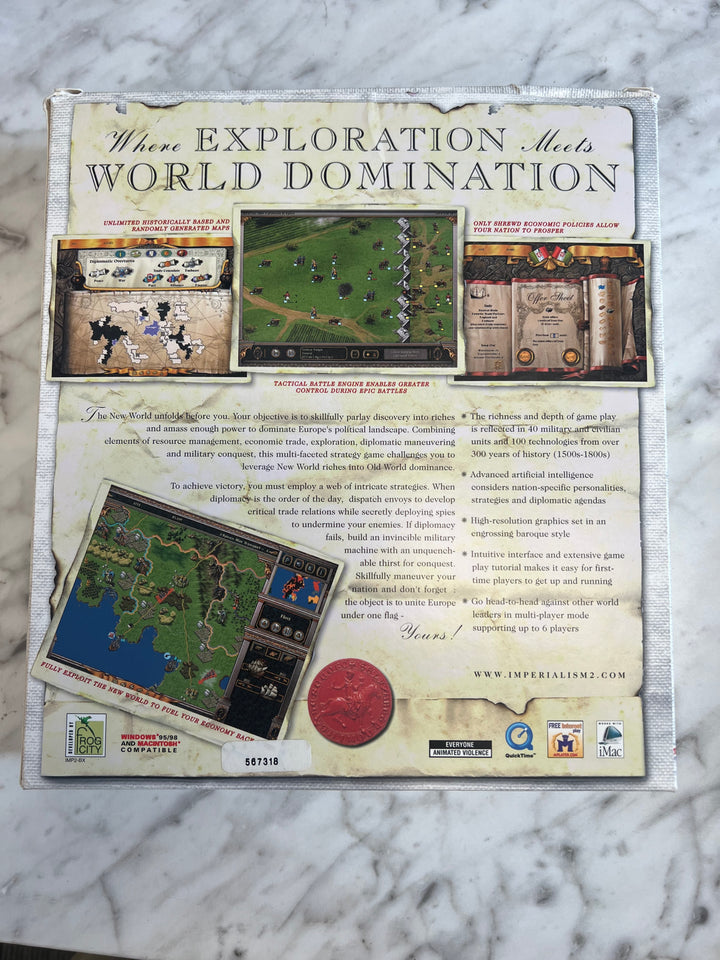 Imperialism II The Age of Exploration Big Box PC Mac  PC73024