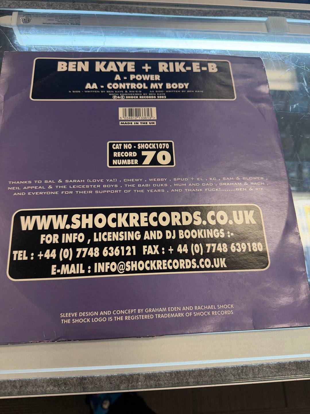 Ben Kaye - We've Got The Power (NM) Vinyl Record VR012426