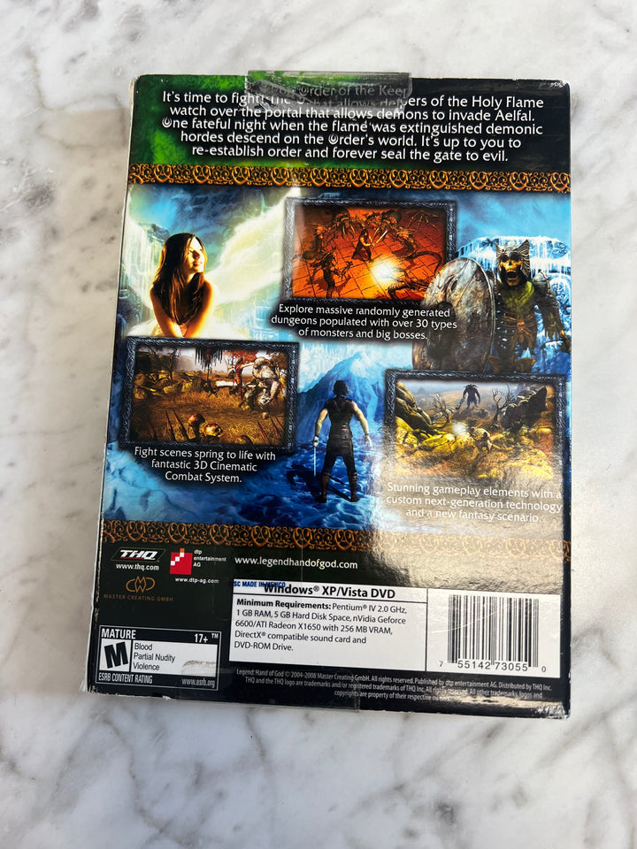 Legend Hand of God THQ PC DVD-ROM Game In box PC73024