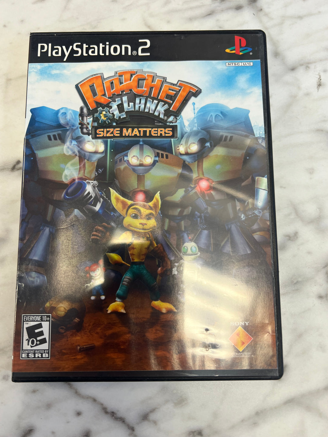 Ratchet & Clank Size Matters PS2 Playstation 2 CASE ONLY NO GAME DU10924