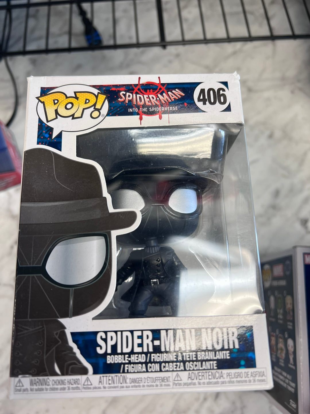 Funko Pop! Spider-Man Noir #406 Into the Spiderverse FP31426