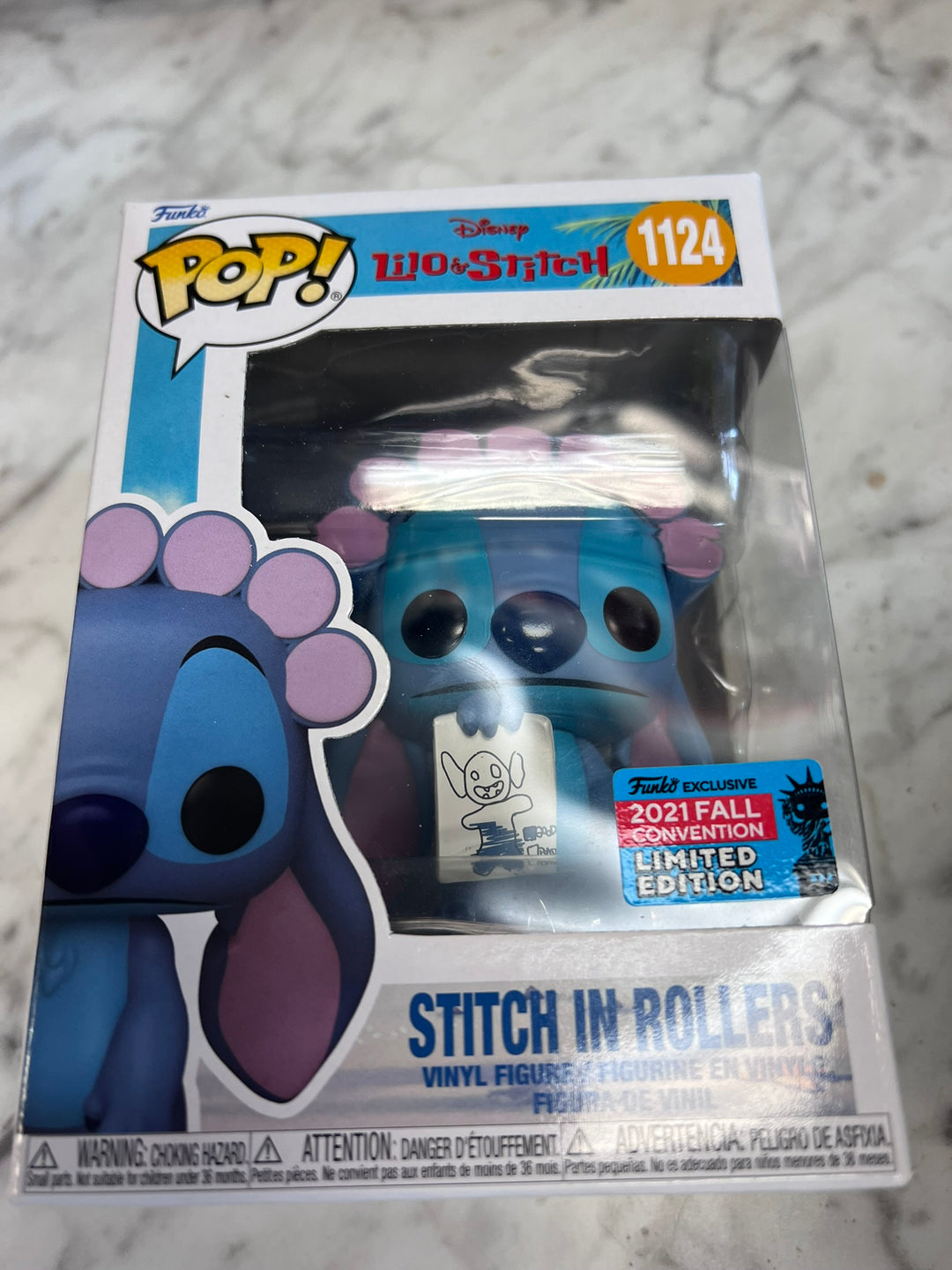 Funko Pop! Stitch in Rollers #1124 Fall Convention Lilo & Stitch FP31426