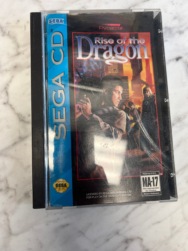 Rise of the Dragon Sega CD Case and Manual ONLY no game    CMO101024