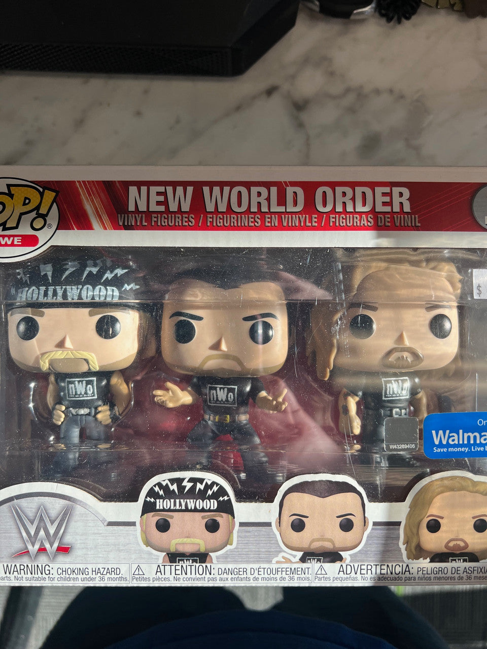 NWO New World Order Funko Pop 3 pack Hollywood Hulk Hogan Scott Hall Kevin Nash