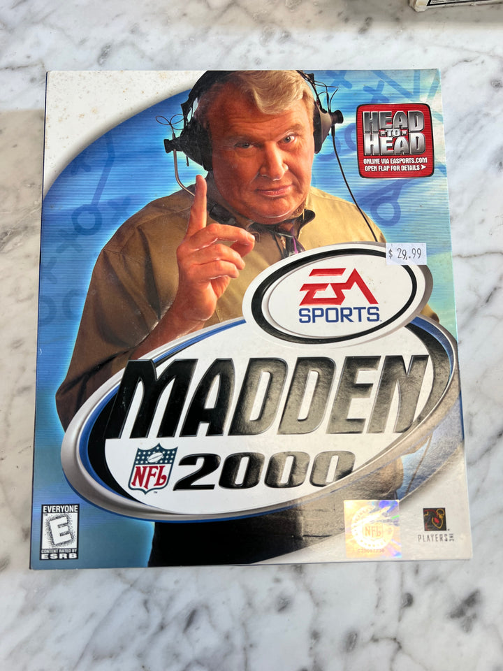 Madden NFL 2000 Big Box PC CD-ROM NEW SEALED PC73024