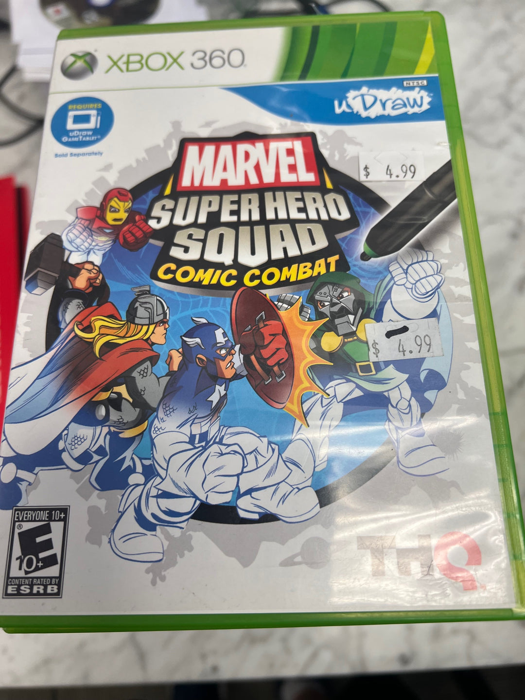 Udraw Marvel Super Hero Squad Cosmic Combat - Xbox 360 X5525