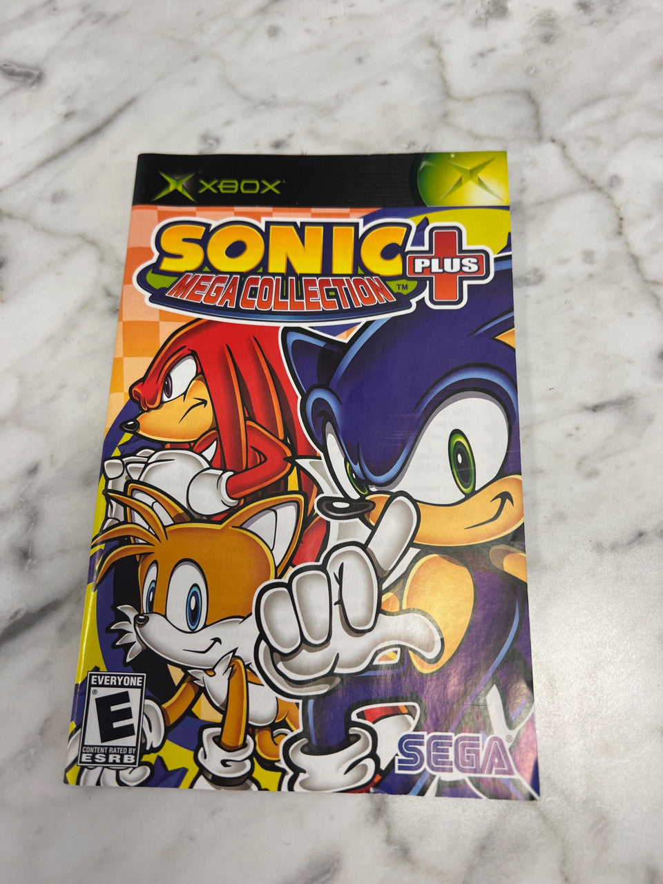 Sonic Mega Collection Plus Xbox Manual Only