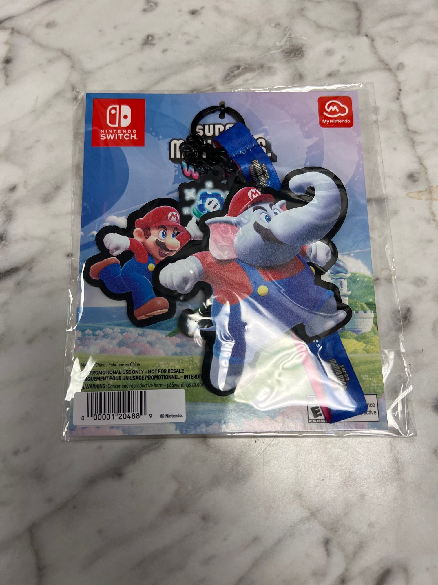 My Nintendo Rewards Super Mario Bros Wonder Double Keychain, Elephant ...