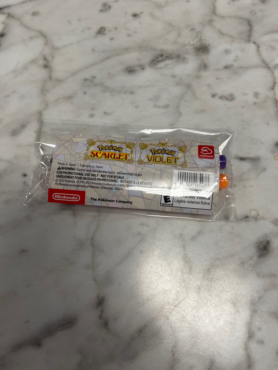 Pokémon Scarlet and Pokémon Violet Highlighter Pen Nintendo Reward NEW! 2022 P12825