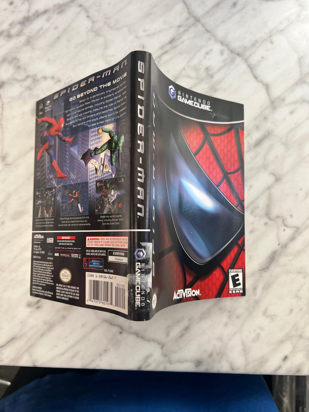 Spiderman for Nintendo Gamecube Case Art ONLY    AO101024