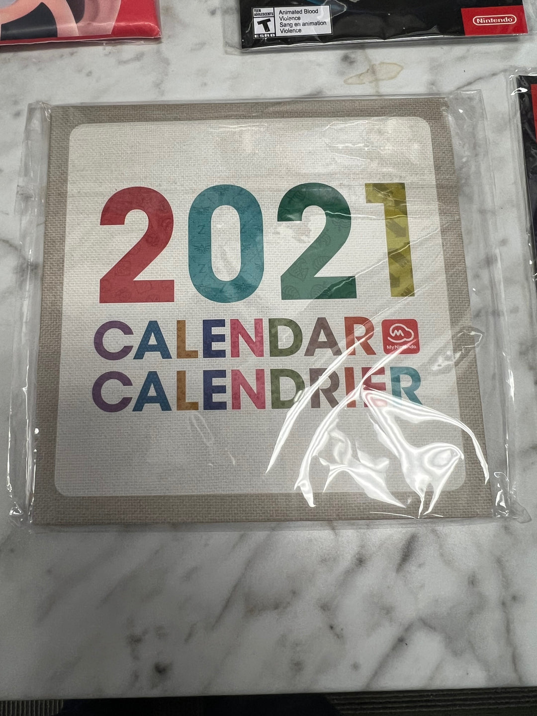 My Nintendo Rewards 2021 Calendar Sealed NEW P12825
