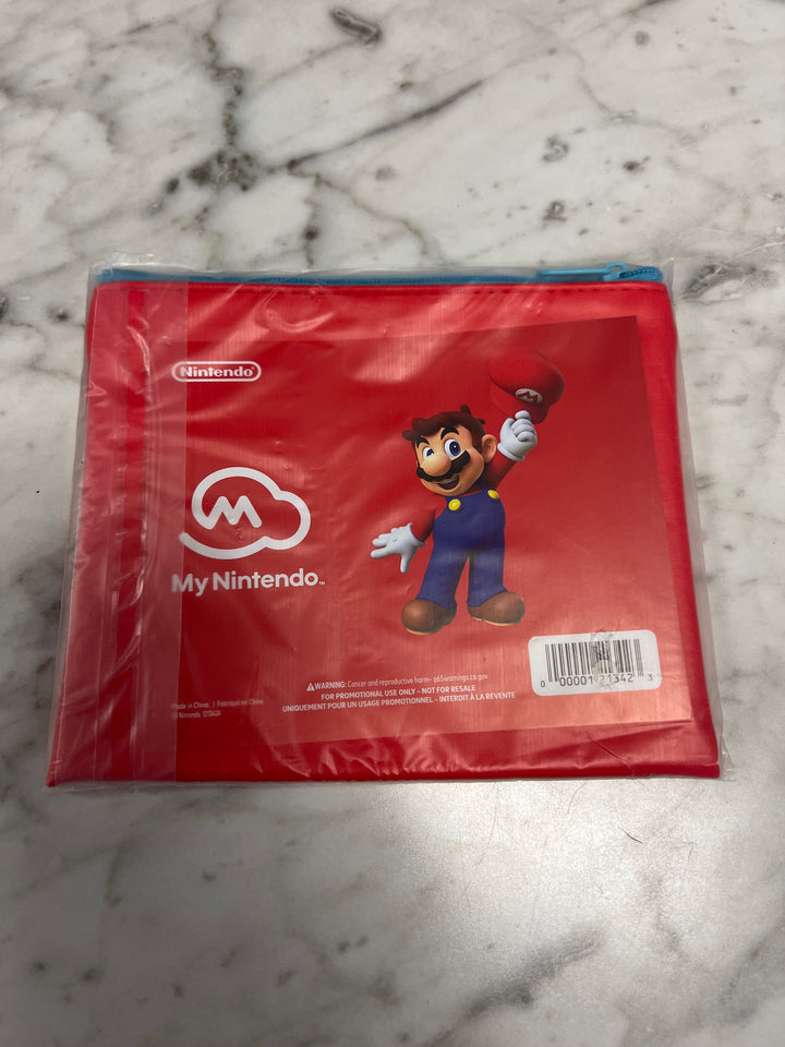 Mario Red Zipper Purse from Club My Nintendo Rewards 2024 New P12825