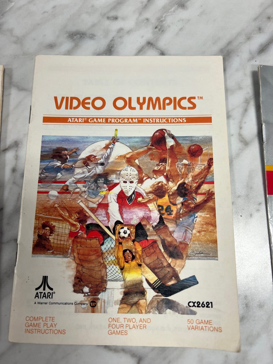 Video Olympics Atari 2600 Manual Only