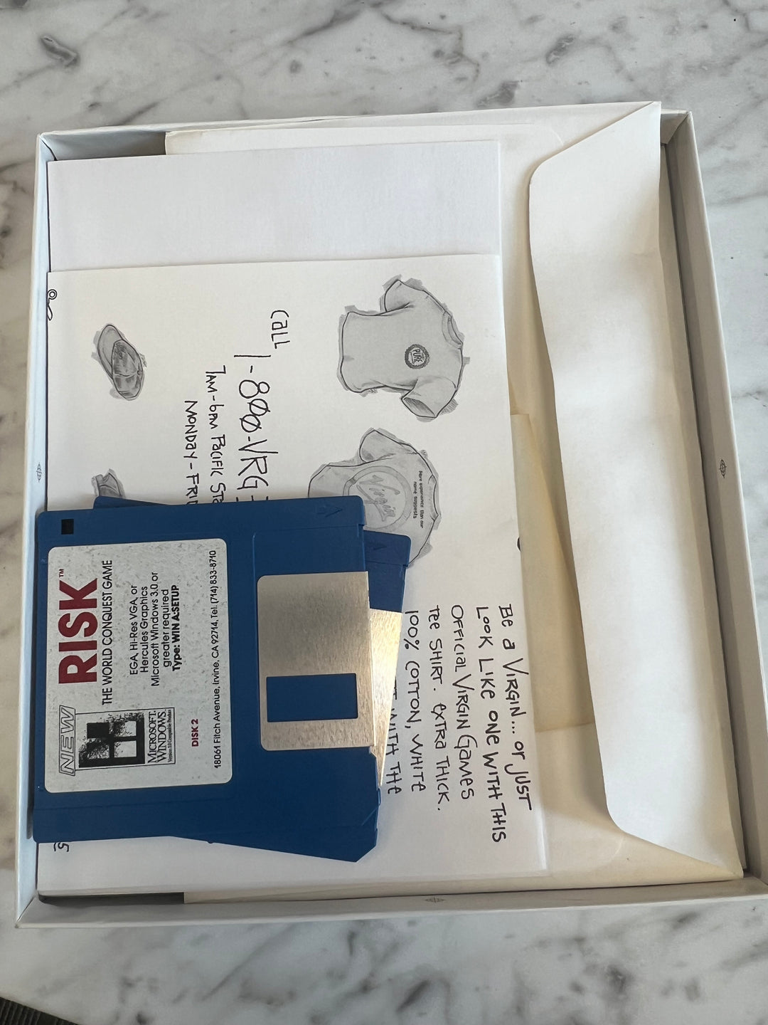 The Computer Edition of Risk IBM Tandy Floppy Disk PC  PC73024
