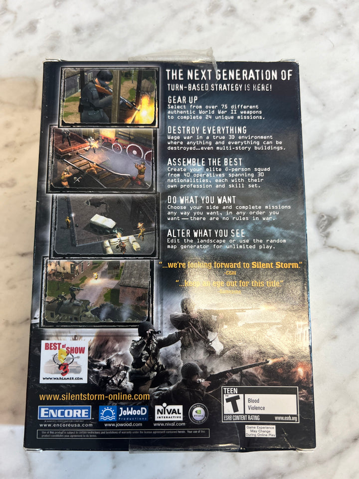 S2 Silent Storm PC CD-ROM Game in box  PC73024