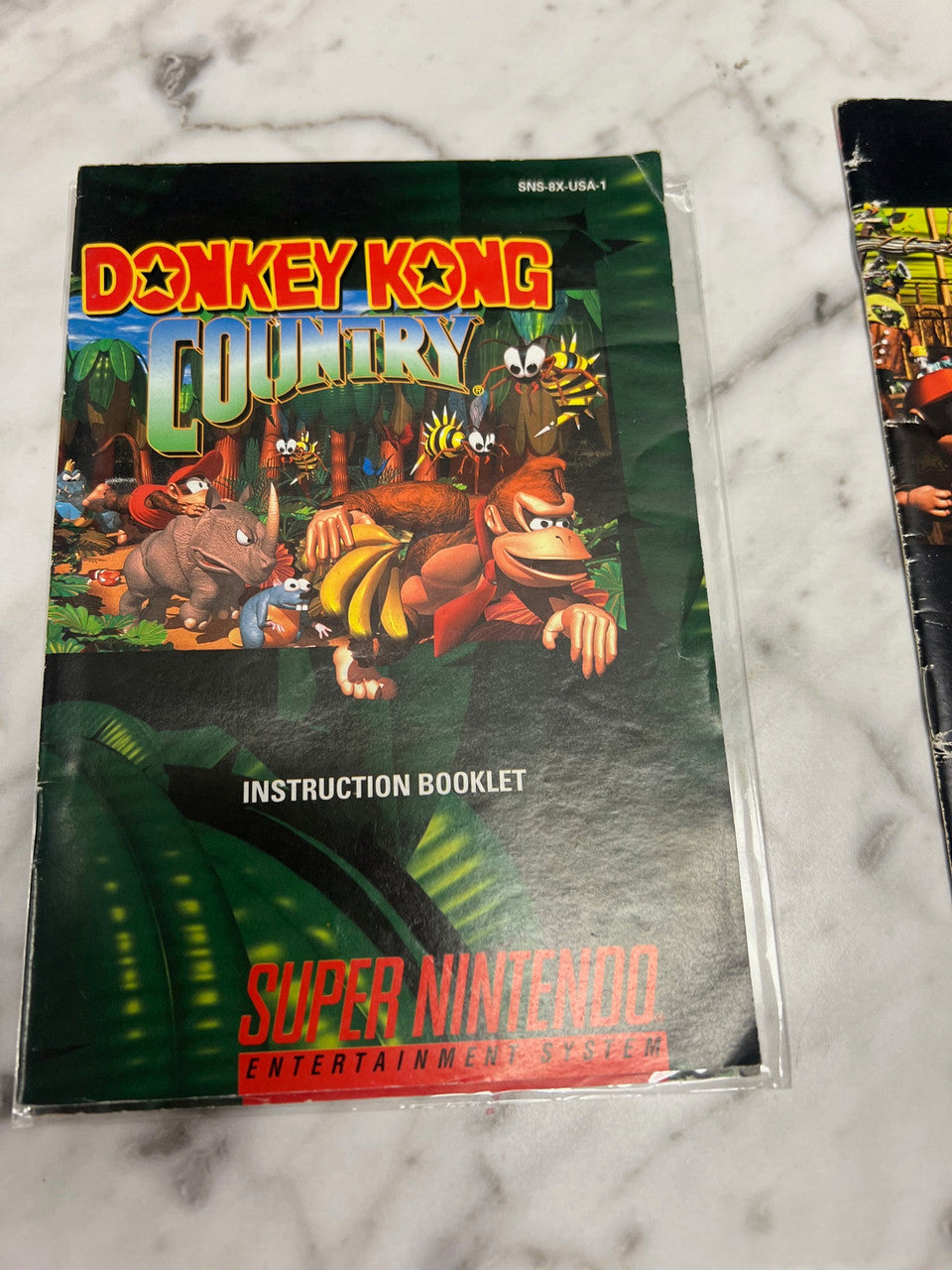 Donkey Kong Country SNES Super Nintendo Manual Only