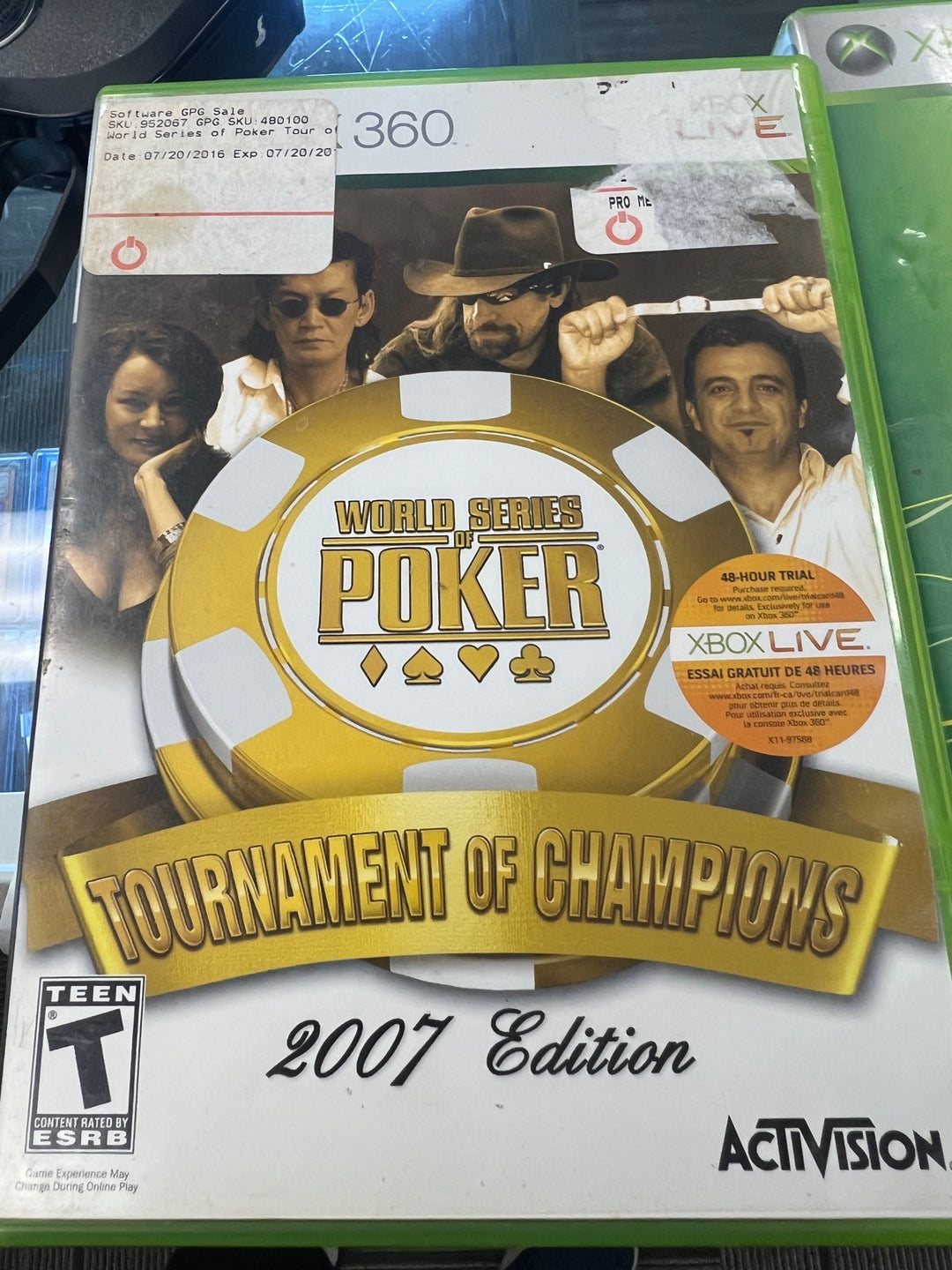 World Series of Poker Tournament of Champions 2007 - Xbox 360 X5525