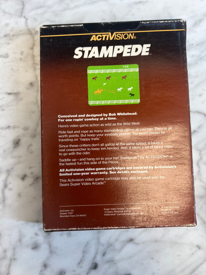 Activision Stampede for Intellivision in Box  PC73024