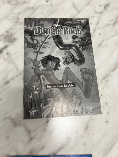 Disney's The Jungle Book SNES Super Nintendo Manual Only