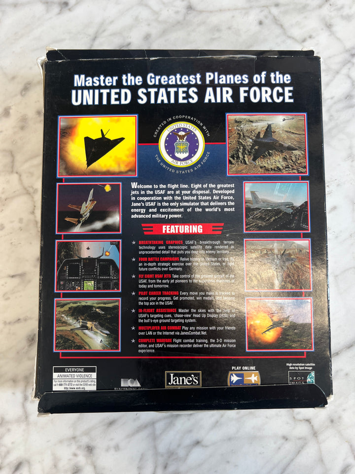 Jane's Combat Simulations USAF United States Air Force PC CD-ROM PC73024