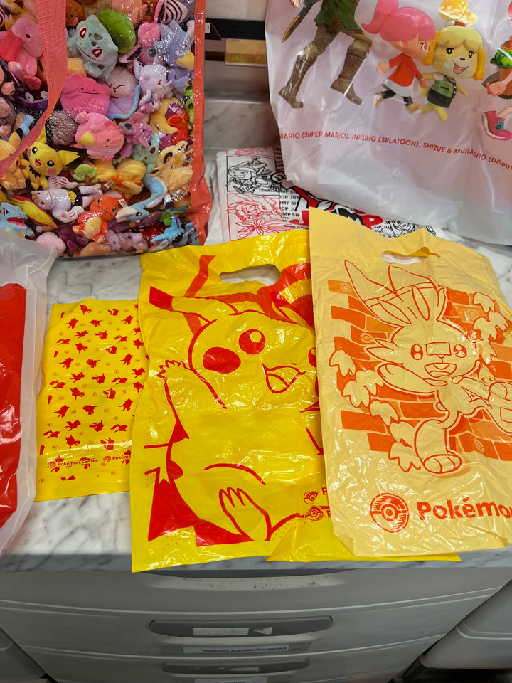 Bag full of bags -Nintendo Tokyo, Pokemon Center Mario Zelda Splatoon  P12825
