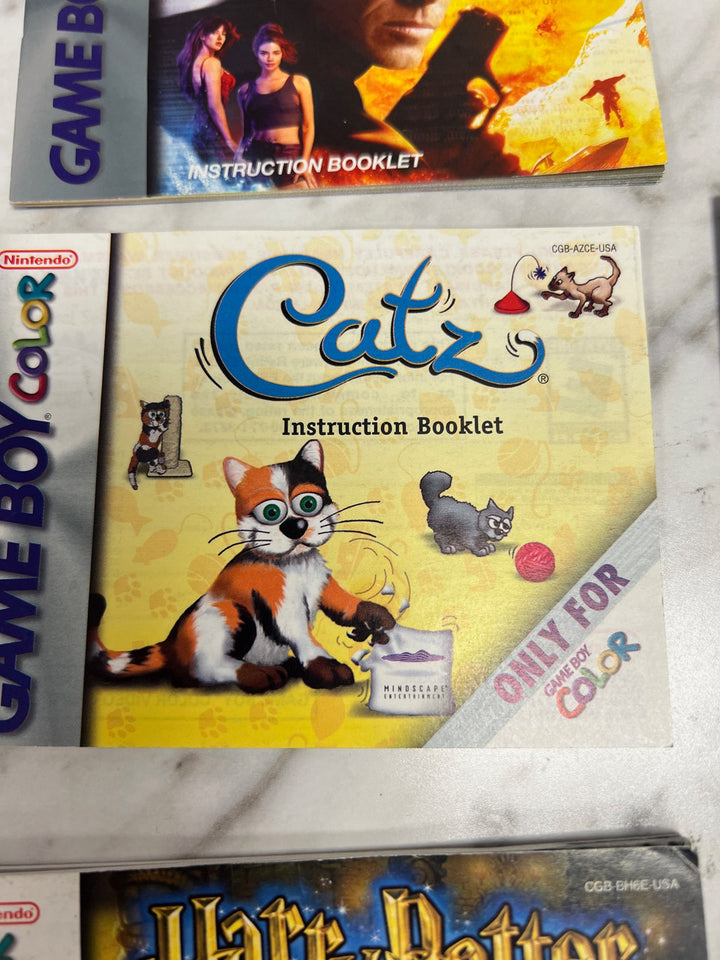 Catz Game Boy Color Manual only