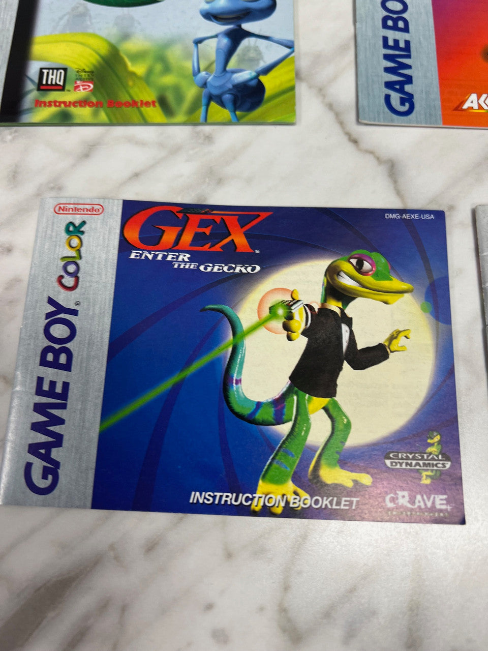 Gex Enter the Gecko Game Boy Color Manual Only