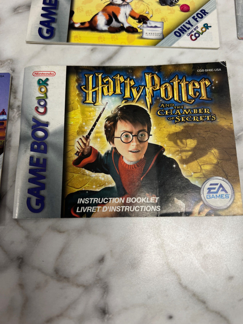 Harry Potter and the Chamber of Secrets Game Boy Color Manual Only – Core  Gaming