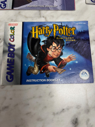 Harry Potter and the Sorcerer's Stone Game Boy Color Manual Only