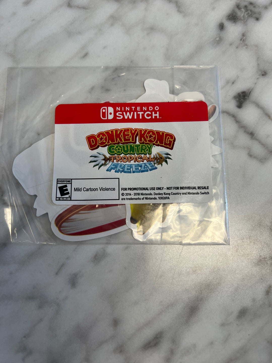 Donkey Kong Country Tropical Freeze Promo Sticker Set P12925