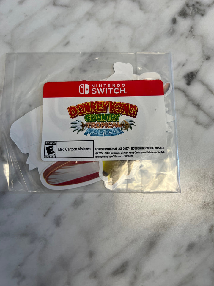 Donkey Kong Country Tropical Freeze Promo Sticker Set P12925