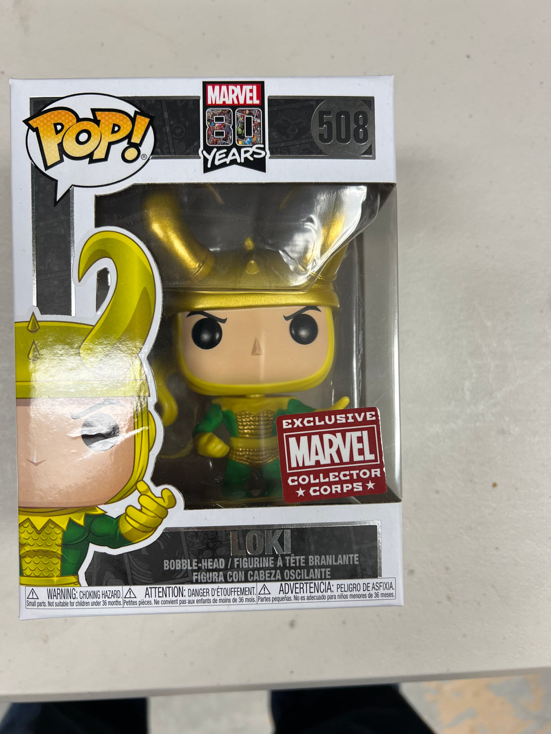 Funko Pop! Marvel - Loki With Scepter Glow- Entertainment Earth (Exclusive) #985 UD101024