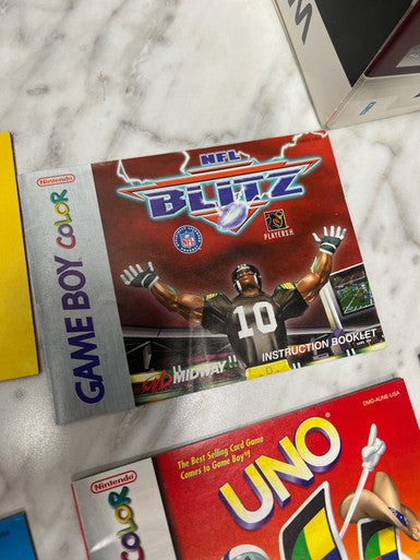 NFL Blitz Game Boy Color Manual only