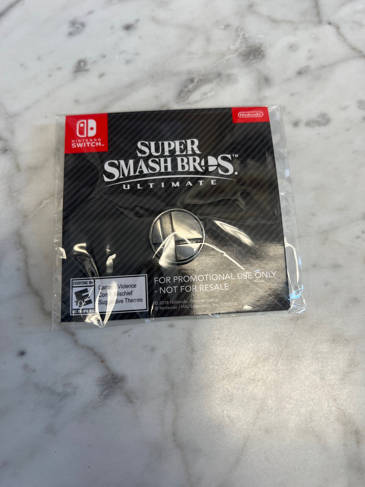 Super Smash Bros Ultimate Promotional Pin Brand New Sealed P12925