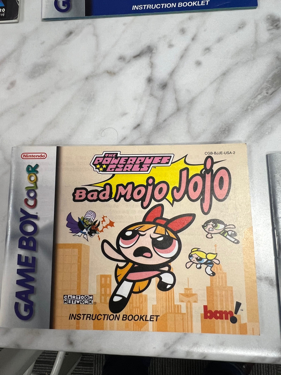 Powerpuff Girls Bad Mojo Jojo Game Boy Color Manual only