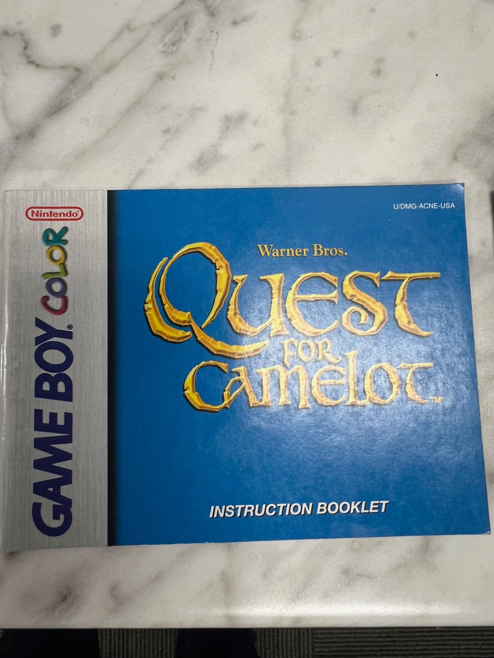 manual quest for camelot game boy color - Acheter Jeux vidéo et consoles Game Boy Color sur todocoleccion
