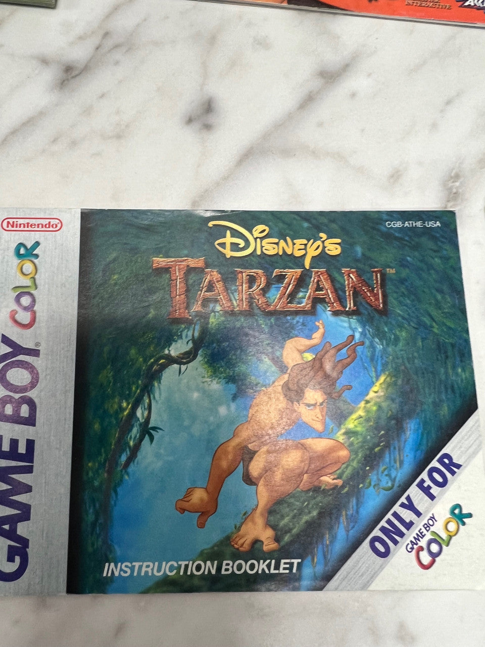 Disney's Tarzan Game Boy Color Manual only