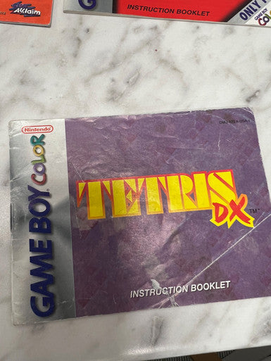 Tetris DX Game Boy Color Manual Only