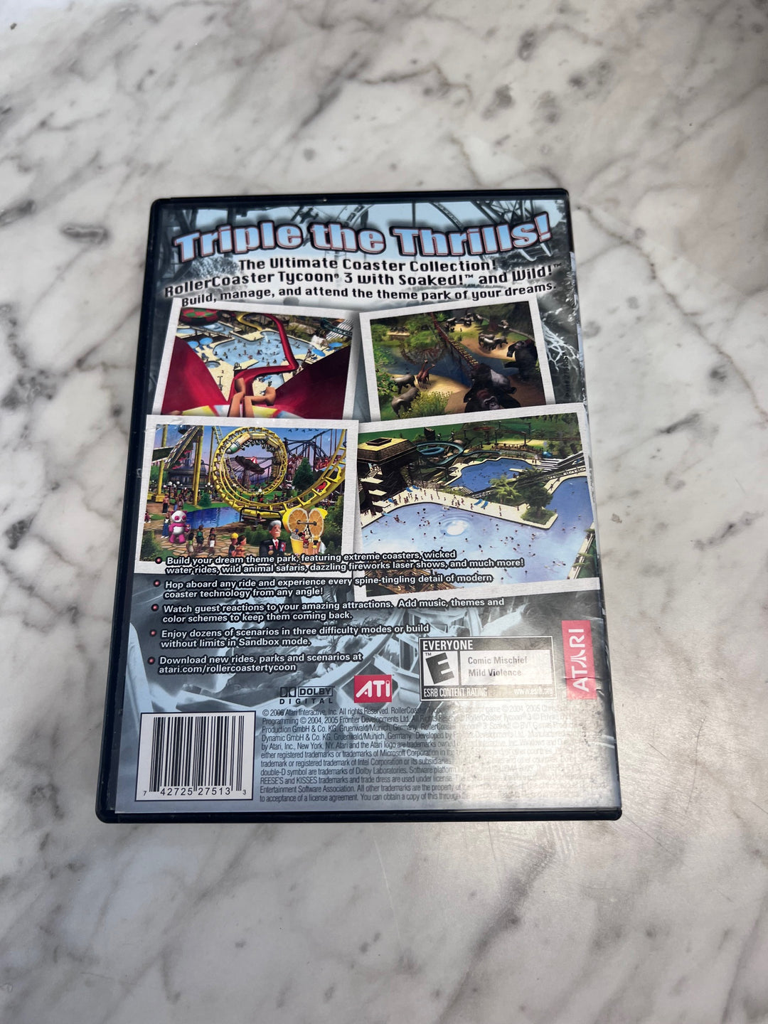 Roller Coaster Tycoon Platinum PC CD-ROM    PC11425