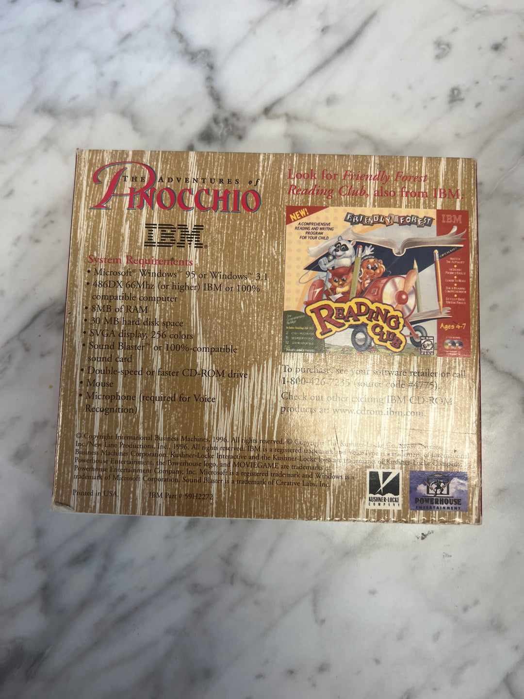 Adventures of Pinocchio Jewel Case  PC CD-ROM    PC73124