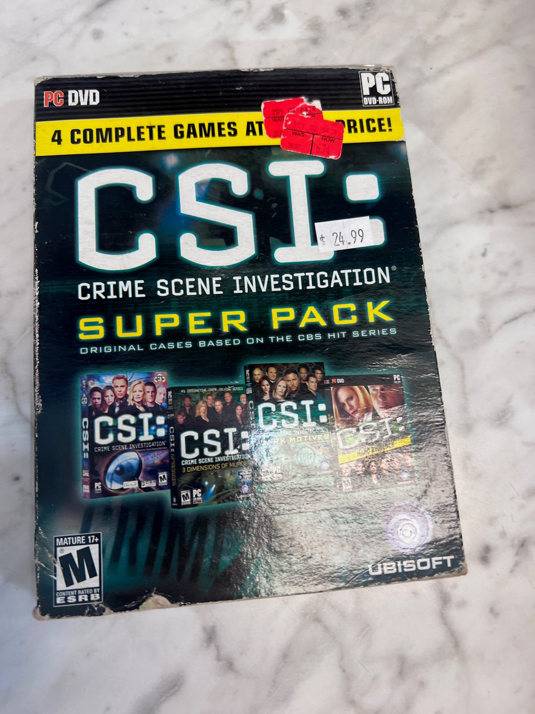 NEW CSI Crime Scene Investigation Super Pack PC DVD-ROM NPC11425