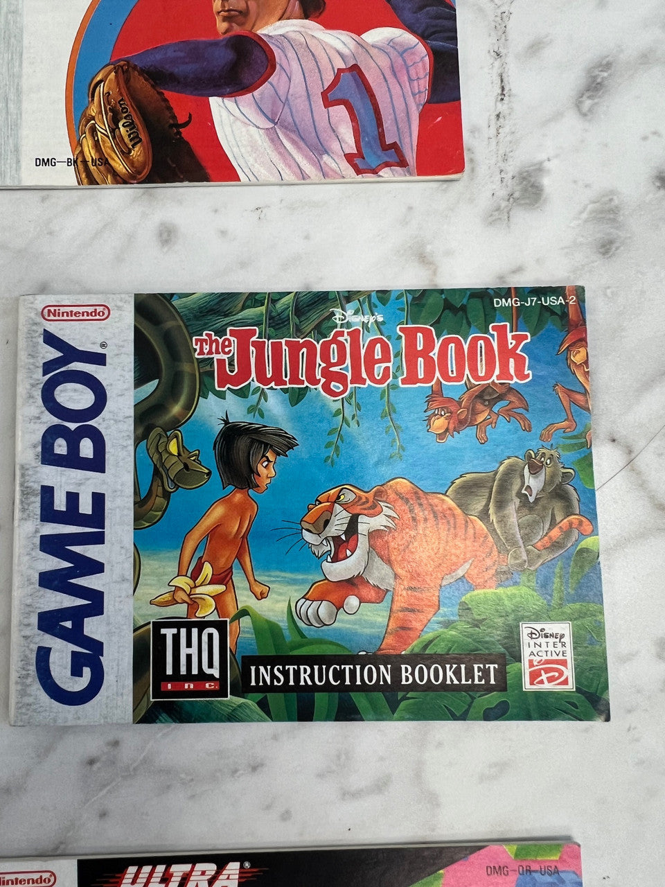 Disney's The Jungle Book Game Boy Manual only
