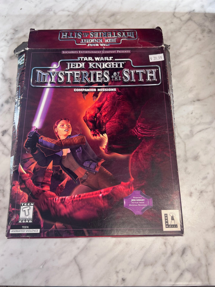 Star Wars Jedi Knight Mysteries of the Sith Windows PC CD-ROM    PC11425