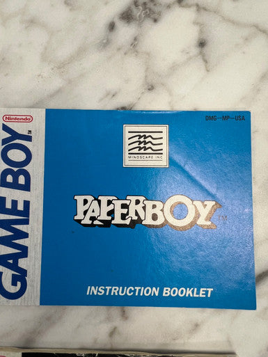 Paperboy Gameboy Manual only