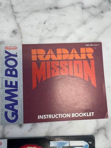 Radar Mission Gameboy manual only