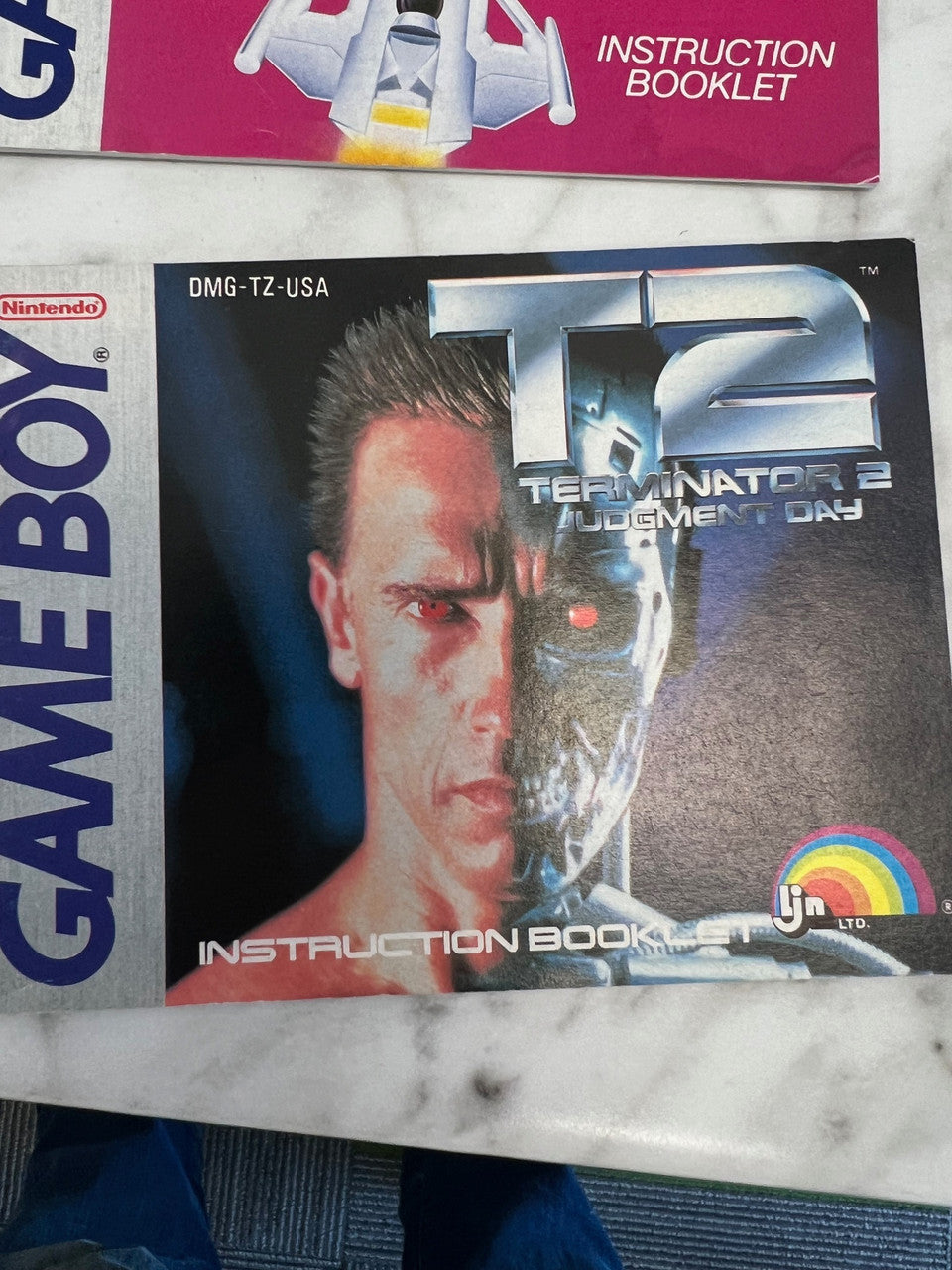 T2 Terminator 2 Judgment Day Gameboy Manual Only