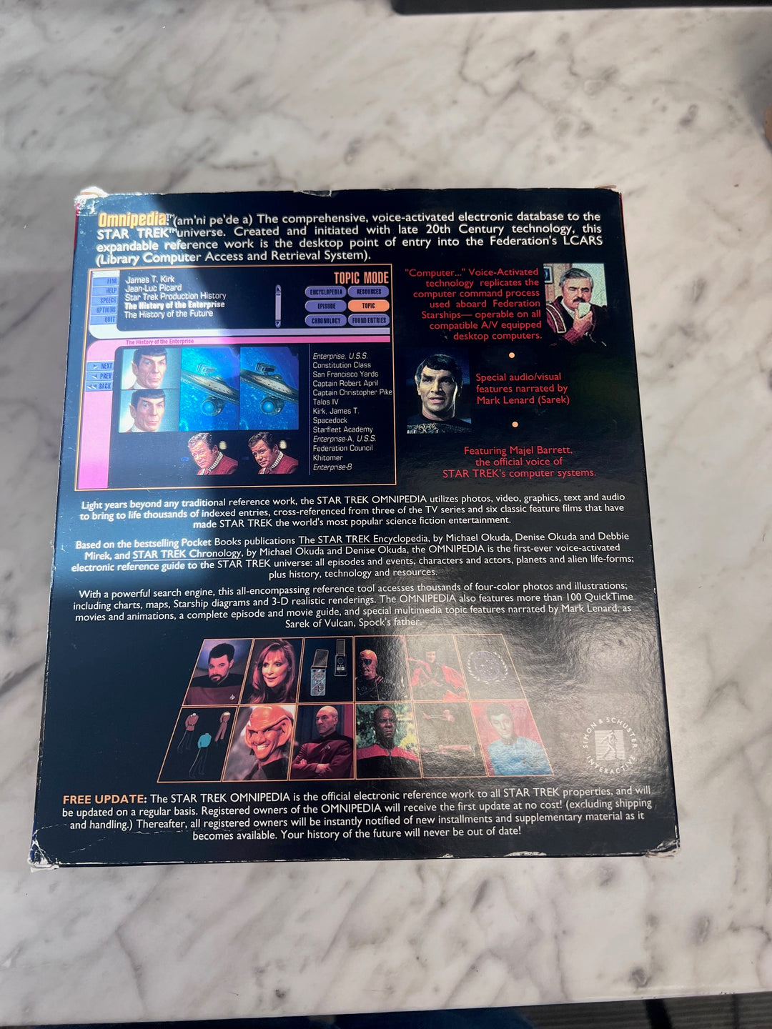 Star Trek Omnipedia Windows PC CD-ROM    PC11425