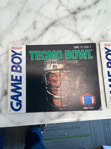 Tecmo Bowl Gameboy manual only
